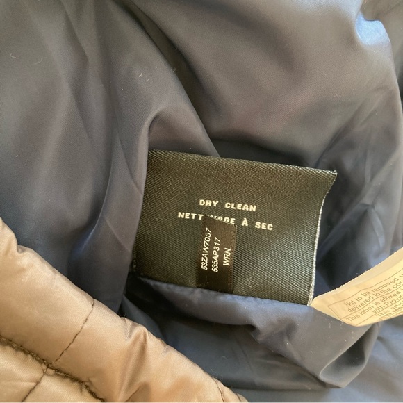 Cole Haan Quilted Elbow-Patch Brown Corduroy Collar Barn Chore Coat, Size XL - Picture 14 of 14